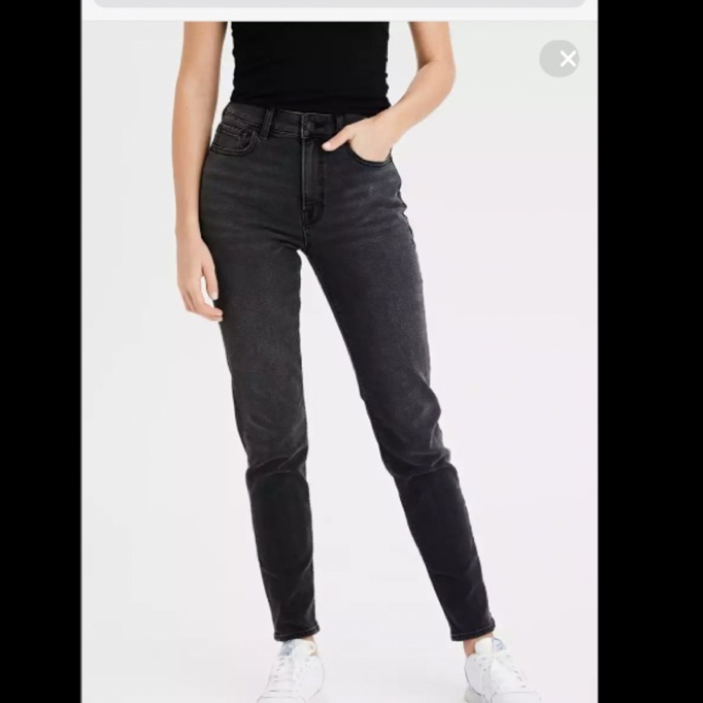 Stretch mom jeans